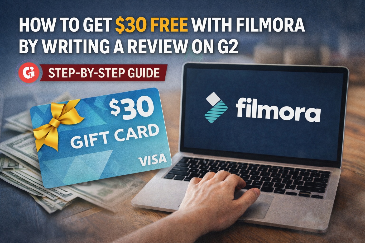 How to Get $30 Free With Filmora by Writing a Review on G2